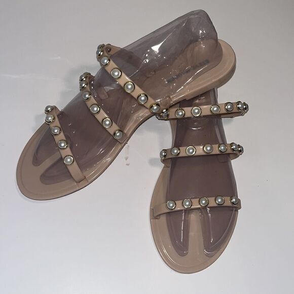 Steve Madden simulated Pearl jelly sandals - Picture 3 of 4